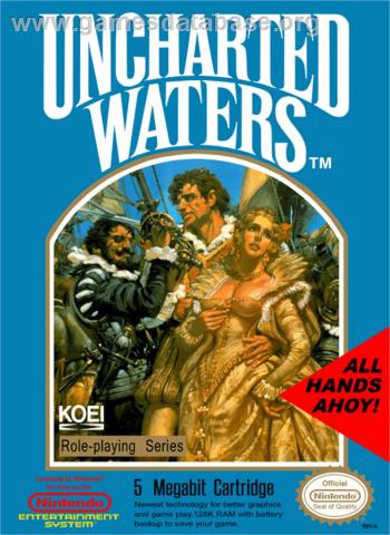 Cover Uncharted Waters for NES